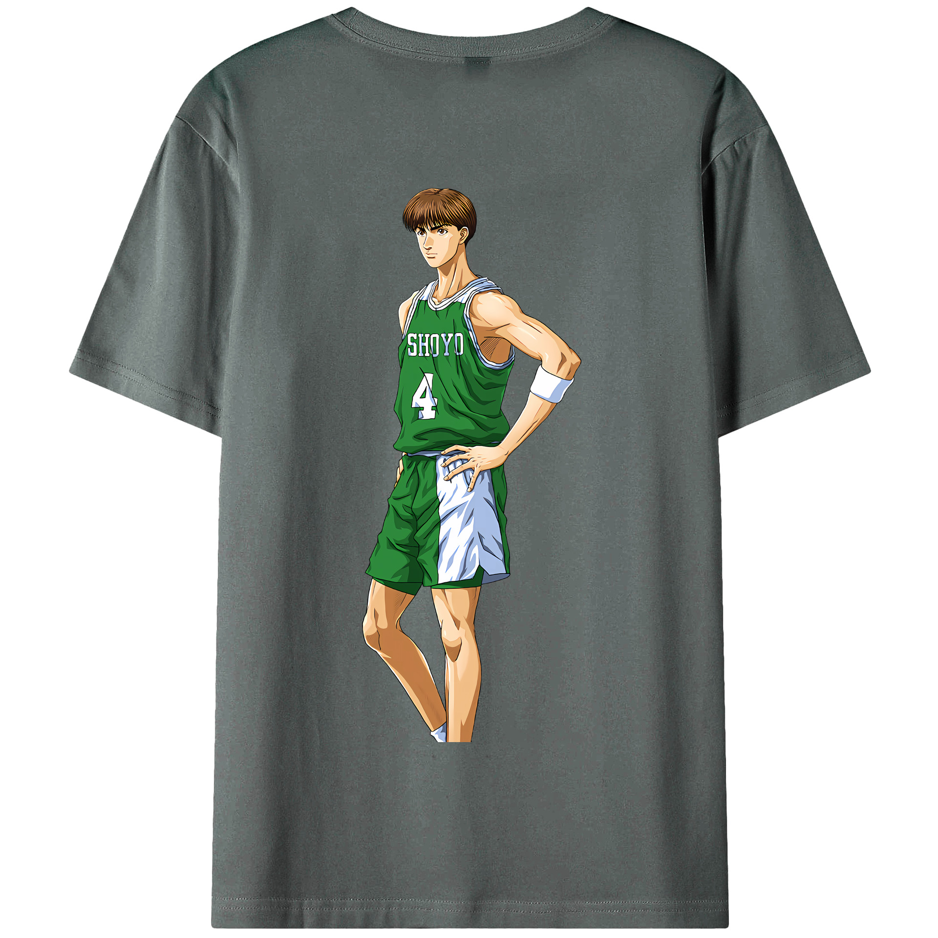 SLAM DUNK／スラムダンク 綿100％半袖Tシャツ（背面プリント）